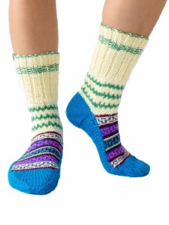 Authentic Knitted Ankle Socks – Multicolor
